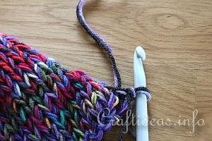 Crochet Fringe Tutorial 2