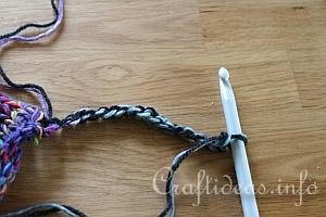 Crochet Fringe Tutorial 3