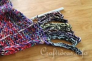 Crochet Fringe Tutorial 8