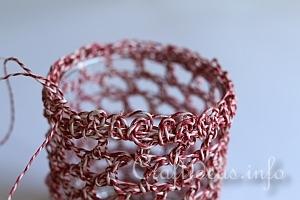 Crochet Glass Cover 12