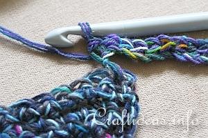 Crochet Scraf Tassles Tutorial 2