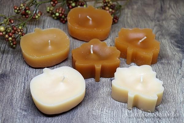 DIY Autumn Candles From Used Candles