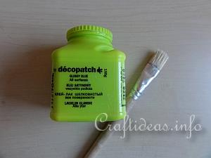 Decopatch Glue and Paint Brush