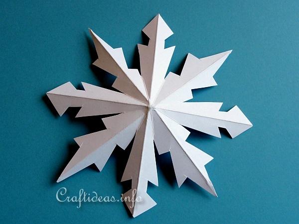 Dimensional Paper Snowflake 1