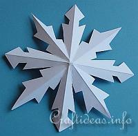 Dimensional Paper Snowflake
