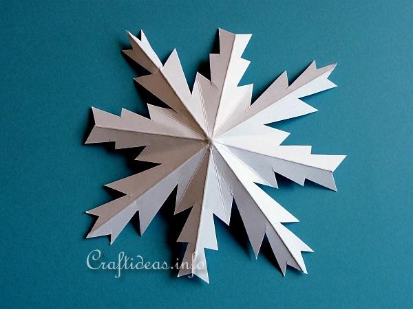Dimensional Paper Snowflake 2