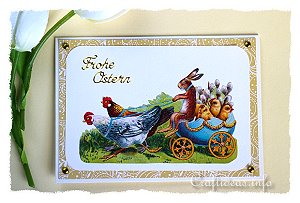 Easter Card With Vintage Easter Motif 