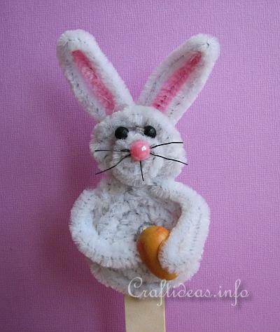 Easter Craft - Chenille Easter Bunny