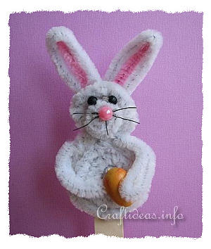 Easter Craft - Chenille Easter Bunny 