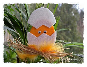 Easter Craft - Felt Chick Craft