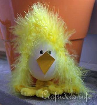 Easter Craft - Fuzzy the Bad Hair Day Chick