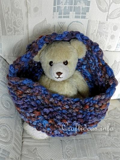 Easy Knitted Cowl 2