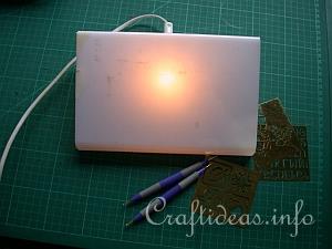Embossing with the Light Box 1