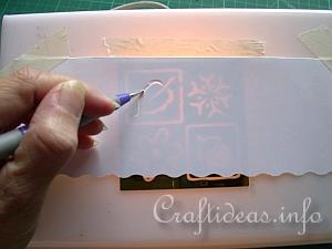 Embossing with the Light Box 4