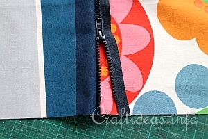Fabric Zipper Pouch Tutorial 12