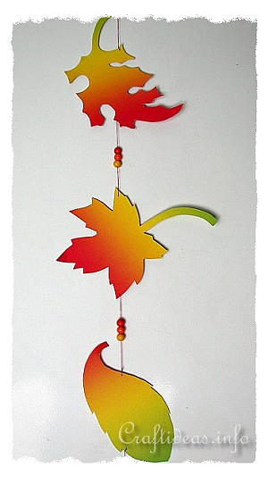 Fall Leaves Paper Garland 