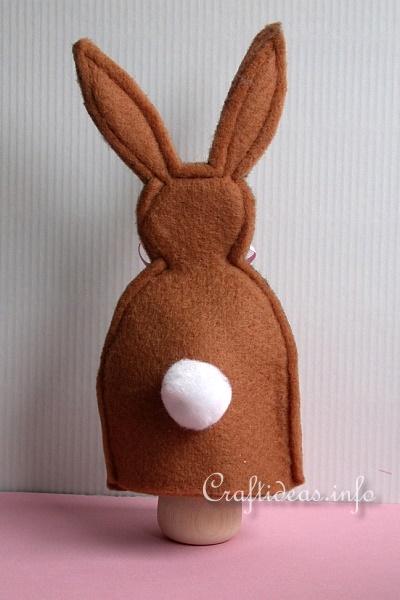 Felt Craft for Easter - Felt Bunny Egg Warmer