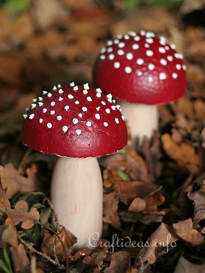 Fly Agaric or Toadstool Craft for Kids 1