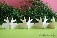 Folded Paper Easter Bunny Table Decoration 200