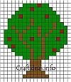 Fuse Bead Apple Tree Pattern 