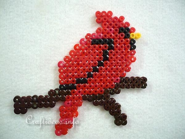 Fuse Bead Cardinal
