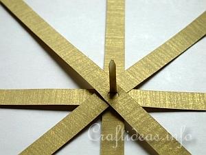 Gold Paper Ornament 5