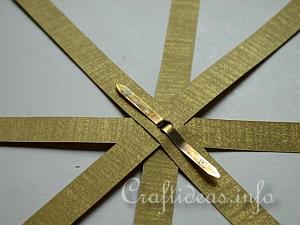 Gold Paper Ornament 6