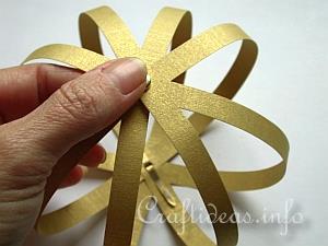 Gold Paper Ornament 9