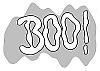 Halloween - Boo Sign 100