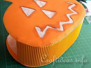 Halloween Crafts - Paper Crafts - Paper Pumpkin Luminary by Night Detail 250