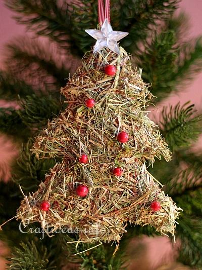 Hay Christmas Tree Ornament 2