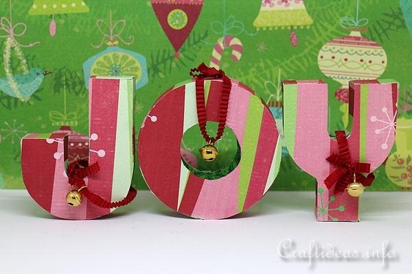 Joy Paper Christmas Decoration 1