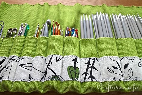 Knitting Needle or Crochet Needle Roll 2