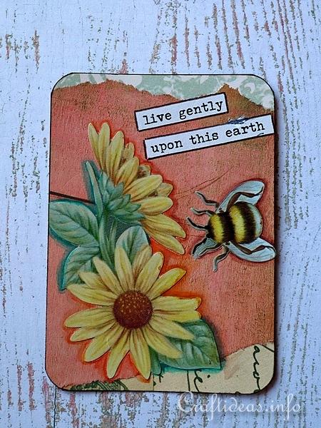 Live Gently Artist Trading Card