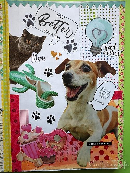 Magazine Collage Journal Page 2