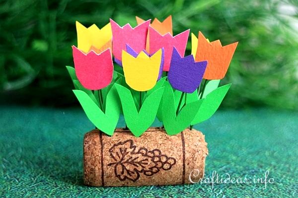 Mini Tulip Flower Bed
