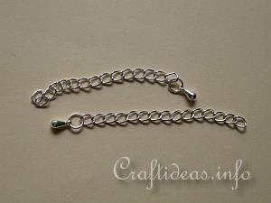 Necklace and Bracelet Chain for Extending Length