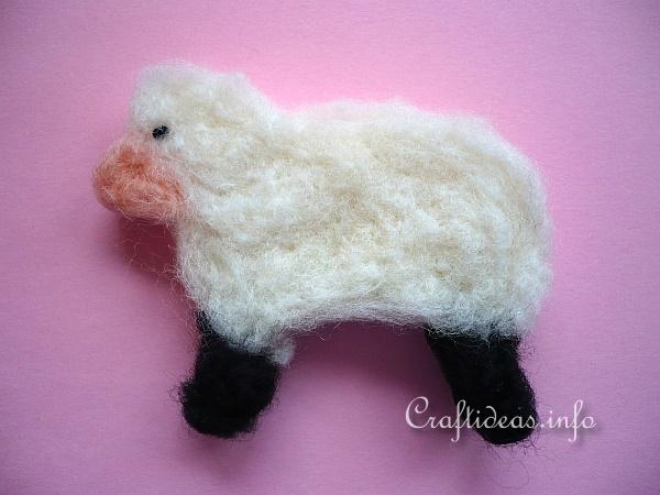 Sheep - wool needle felted lamb - needle felted animals  Needle felted  animals, Sheep crafts, Needle felting projects