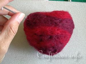 Needle Felting - Valentine Heart 5
