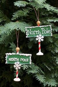 North Pole Christmas Tree Ornaments