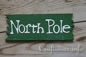 North Pole Sign Tutorial 13