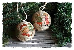 Nostalgic Victorian Christmas Ornaments 