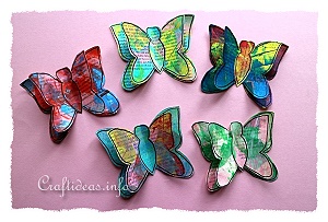 Paper Butterflies Craft 300