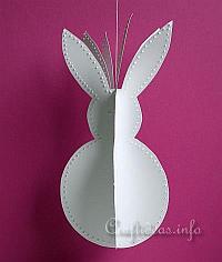 Paper Craft - 3-D Easter Bunny Craft 