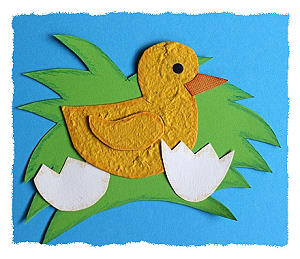 Paper Craft - Hatched Duckling