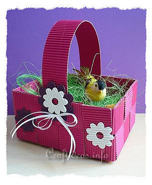 Paper Craft - Woven Easter Basket 