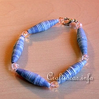 Paper Craft for Kids - Paper Beads Bracelet - Jewelry Craft 200