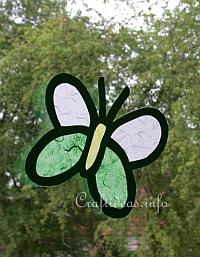 Paper Craft for Spring - Butterfly Window Decoration