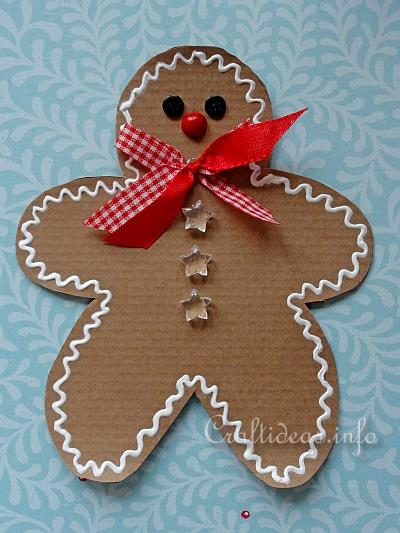 Paper Gingerbread Man