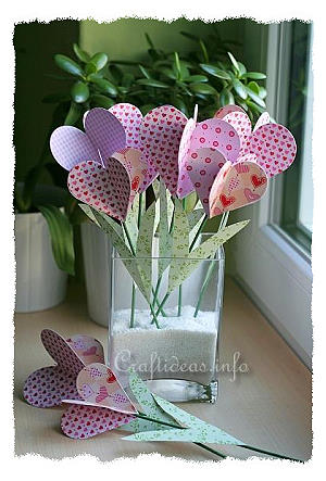 Paper Hearts Bouquet 